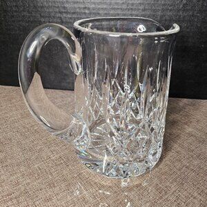 Waterford Lismore 32 Ounce Crystal Pitcher Signed 6" Tall
